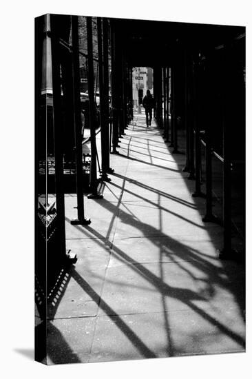 Scaffolding Shadows NYC-null-Stretched Canvas