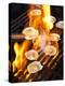 Scallops on Barbeque-David Wall-Premier Image Canvas