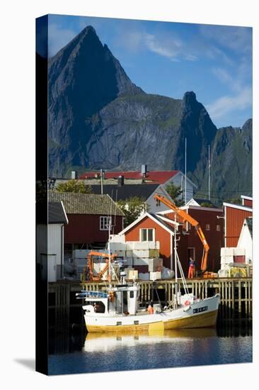 Scandinavia, Norway, Lofoten, Moskenesoey, Hamnoy-Rainer Mirau-Premier Image Canvas