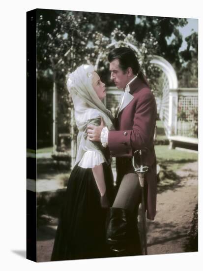 SCARAMOUCHE, 1952 directed by GEORGE SIDNEY Janet Leigh and Stewart Granger (photo)-null-Stretched Canvas