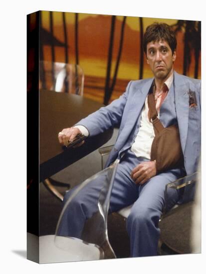 SCARFACE, 1983 directed by BRIAN by PALMA Al Pacino (photo)-null-Stretched Canvas