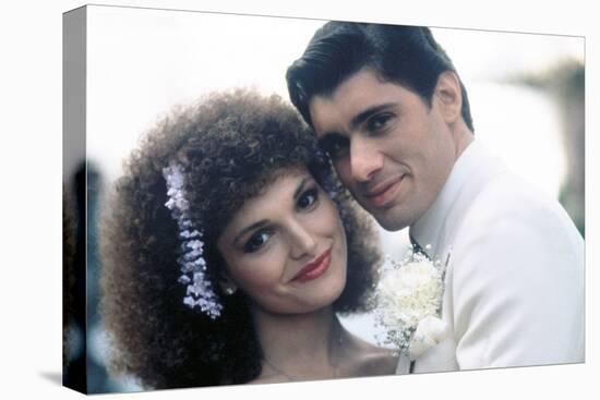 SCARFACE, 1983 directed by BRIAN by PALMA Elizabeth Mastrantonio and Steven Bauer (photo)-null-Stretched Canvas