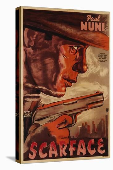 Scarface Movie Poster-Osvaldo Venturi-Premier Image Canvas