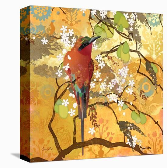 Scarlet Bee Eater-null-Stretched Canvas