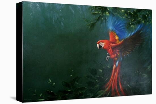 Scarlet Macaw 2-Michael Jackson-Premier Image Canvas