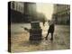 Scavenger Toting Wood, Fall River, Massachusetts, c.1916-Lewis Wickes Hine-Stretched Canvas