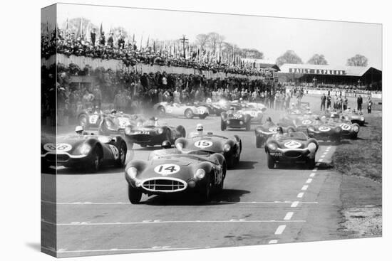 Scene at the Start of a Sports Car Race, Silverstone, Northamptonshire, (Late 1950S)-Maxwell Boyd-Premier Image Canvas