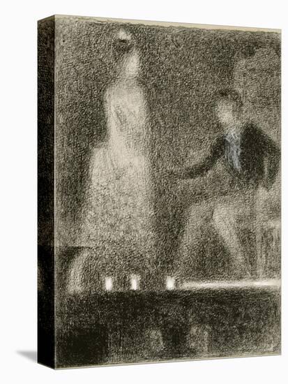 Scène de théâtre, la répétition-Georges Seurat-Premier Image Canvas