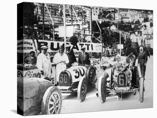 Scene During Practice for the Monaco Grand Prix, 1929-null-Premier Image Canvas
