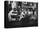 Scene from a Small Town Pool Hall, with People Just Hanging Out and Relaxing-Loomis Dean-Premier Image Canvas