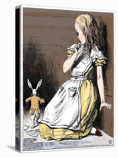 Scene from Alice's Adventures in Wonderland by Lewis Carroll, 1865-John Tenniel-Premier Image Canvas