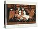 Scene from Ancient Greek Vase with Heracles on a Quadriga Driven by Nike-null-Premier Image Canvas