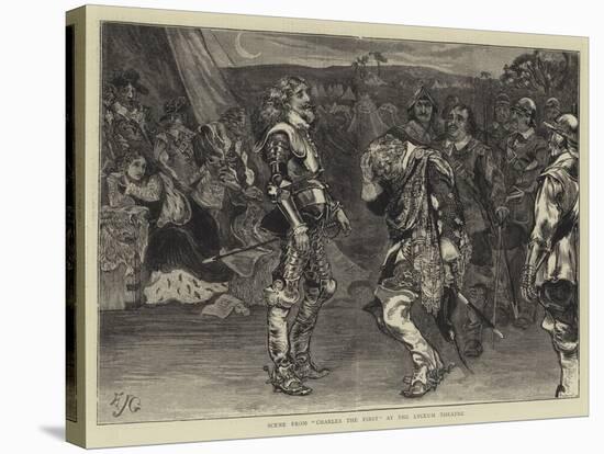 Scene from Charles the First at the Lyceum Theatre-Edward John Gregory-Premier Image Canvas