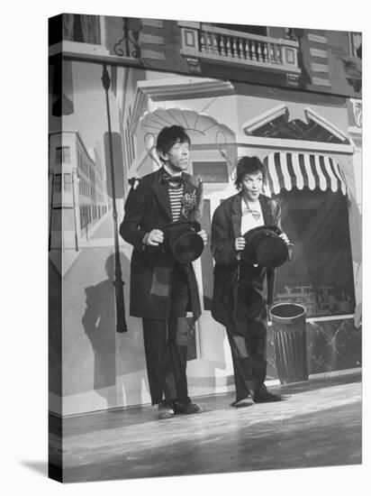 Scene from Film "Easter Parade," with Fred Astair and Judy Garland, Both Dressed as Hoboes-Allan Grant-Premier Image Canvas