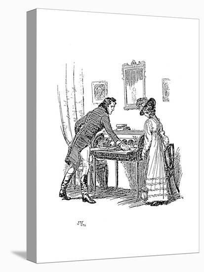 Scene from Jane Austen's Persuasion, 1897-Hugh Thomson-Premier Image Canvas