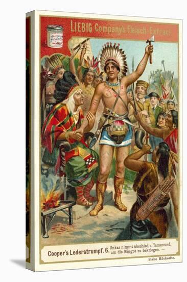 Scene from Last of the Mohicans, by James Fenimore Cooper-null-Premier Image Canvas