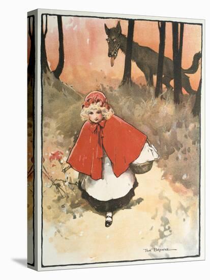 Scene from Little Red Riding Hood, 1900-Tom Browne-Premier Image Canvas