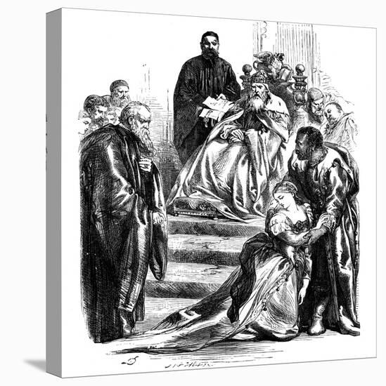 Scene from Shakespeare's Othello, 19th Century-null-Premier Image Canvas