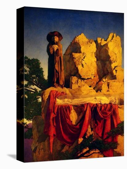 Scene from Snow White-Maxfield Parrish-Stretched Canvas