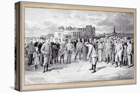 Scene from the Amateur Golf Championship, St Andrews, 1895-Unknown-Premier Image Canvas