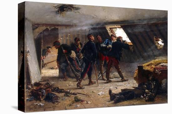 Scene from the Franco-Prussian War, 1875-Alphonse Marie de Neuville-Premier Image Canvas
