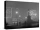 Scene from the Streets of London, as Afternoon Fog Turns Day Into Night-Carl Mydans-Premier Image Canvas