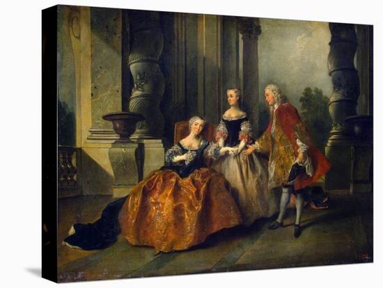 Scene from the Tragedy Le Comte D'Essex by Thomas Corneille, 1734-Nicolas Lancret-Premier Image Canvas