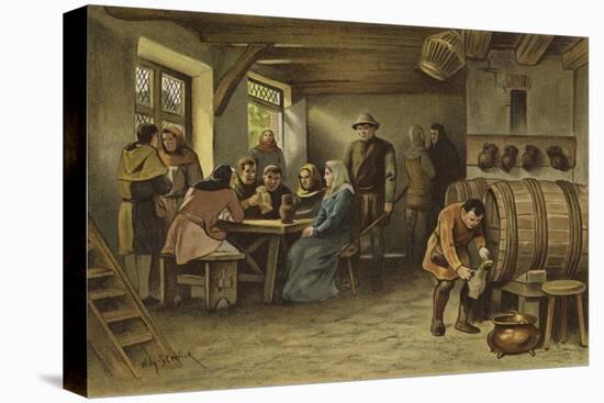 Scene in a Dutch Tavern, 14th Century-Willem II Steelink-Premier Image Canvas