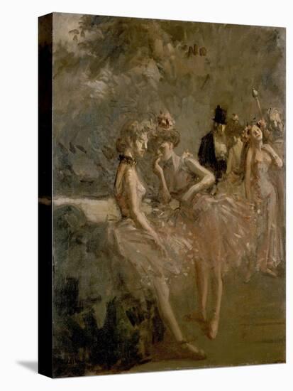 Scene in the Wings of a Theatre, C. 1870 - 1900-Jean Louis Forain-Premier Image Canvas