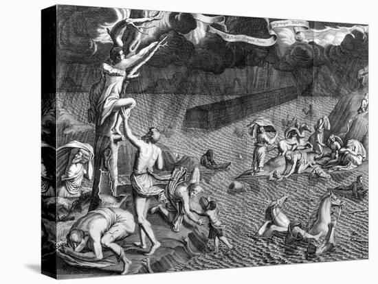 Scene of the Deluge, 1675-Athanasius Kircher-Premier Image Canvas