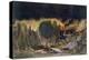 Scenery Design from Phedre, 1917 (Colour Litho)-Leon Bakst-Premier Image Canvas