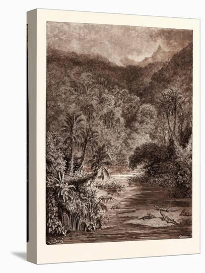 Scenery on the Mississippi-Gustave Dore-Premier Image Canvas