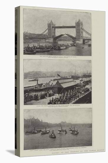 Scenes at the Opening of the Tower Bridge-null-Premier Image Canvas