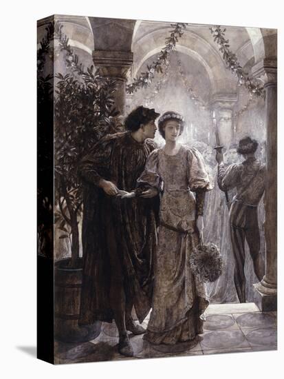 Scenes from Romeo and Juliet: The Ball Scene (I, V)-Frank Bernard Dicksee-Premier Image Canvas