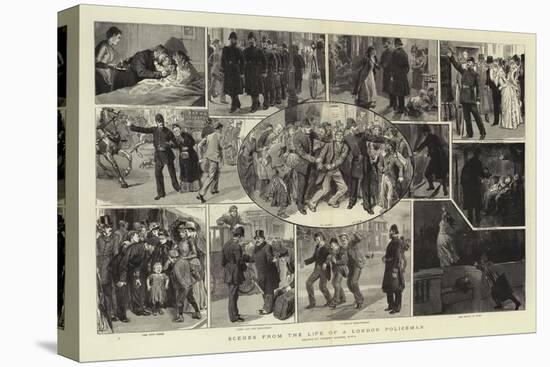 Scenes from the Life of a London Policeman-Robert Barnes-Premier Image Canvas