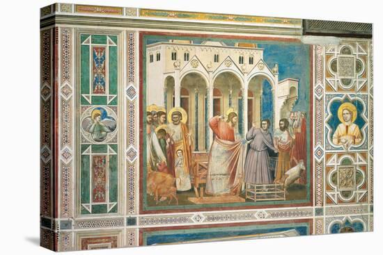 Scenes From the Life of Christ Expulsion of the Money Changers From the Temple-Giotto di Bondone-Premier Image Canvas