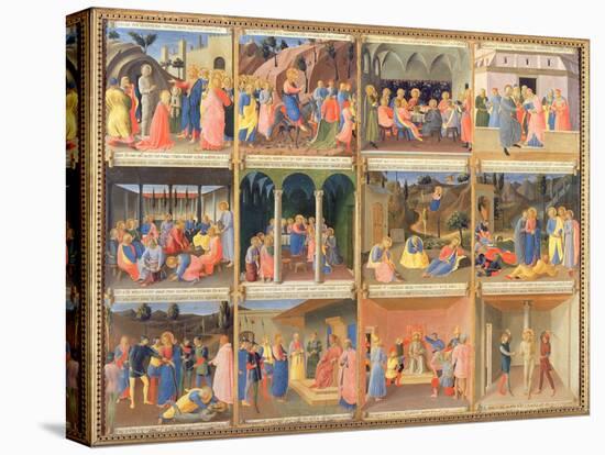 Scenes from the Life of Christ, Panel Three from the Silver Treasury of Santissima Annunziata-Fra Angelico-Premier Image Canvas