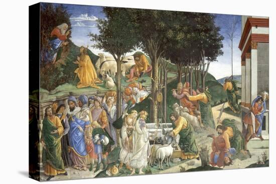 Scenes from the Life of Moses, 1481-1482-Sandro Botticelli-Premier Image Canvas