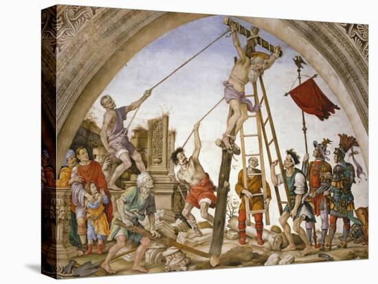 Scenes from the Life of Saint Philip: Crucifixion of the Saint-Filippino Lippi-Premier Image Canvas