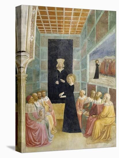 Scenes from the Life of St. Catherine: Saint Catherine's Disputation with the Philosophers-Tommaso Masolino Da Panicale-Premier Image Canvas