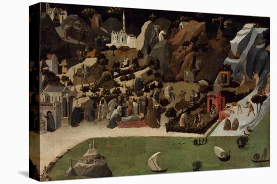 Scenes from the Lives of the Desert Fathers (Thebai)-Fra Angelico-Premier Image Canvas