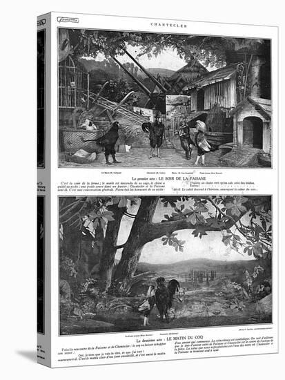 Scenes from the Play Chantecler by Rostand, 1910-G. Larcher-Stretched Canvas