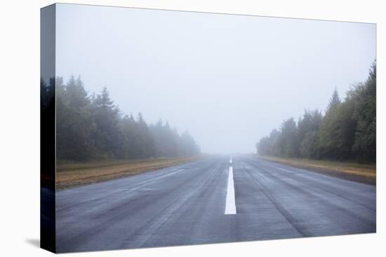 Scenic Image Of A Airplane Runway On The Oregon Coast-Justin Bailie-Premier Image Canvas