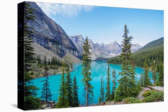 Scenic mountainous landscape of Banff National Park, Banff, Alberta, Canada-Panoramic Images-Premier Image Canvas