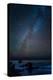 Scenic view of beach against star field at night, Sand Dollar Beach, Plaskett Creek, Big Sur, Ca...-null-Premier Image Canvas