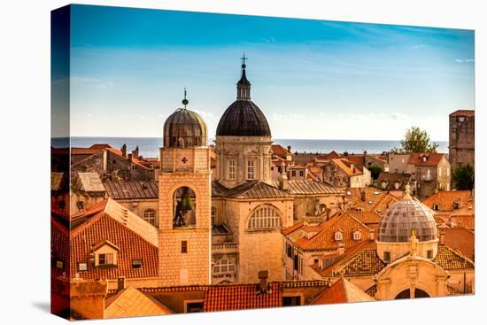 Scenic view of Dubrovnik, Croatia, Europe-Laura Grier-Premier Image Canvas