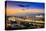 Scenic View of Florence after Sunset from Piazzale Michelangelo-MartinM303-Premier Image Canvas