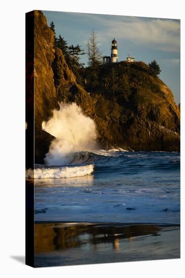 Scenic view of seacoast, Cape Disappointment State Park, Washington, USA-Panoramic Images-Premier Image Canvas