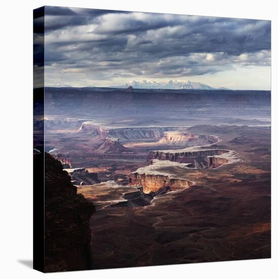 Scenic View Of Storm Clouds Over The Canyonlands National Park, Utah-Ron Koeberer-Stretched Canvas