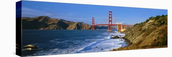 Scenic view of the Golden Gate Bridge, San Francisco, California, USA-Panoramic Images-Premier Image Canvas